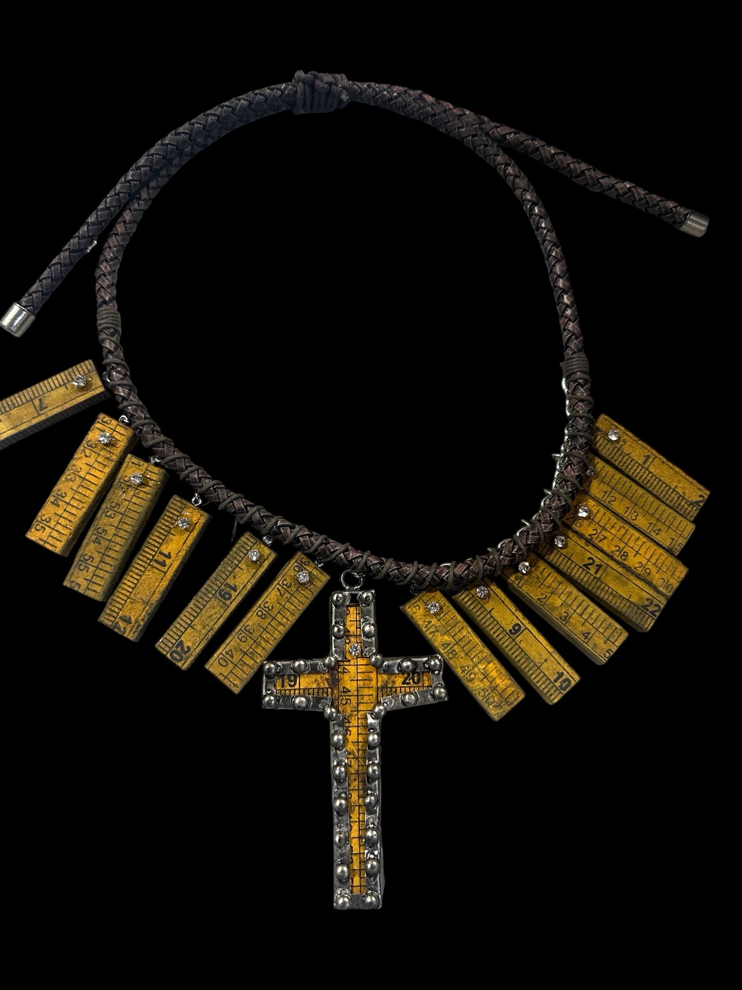 Vintage Yardstick Necklace