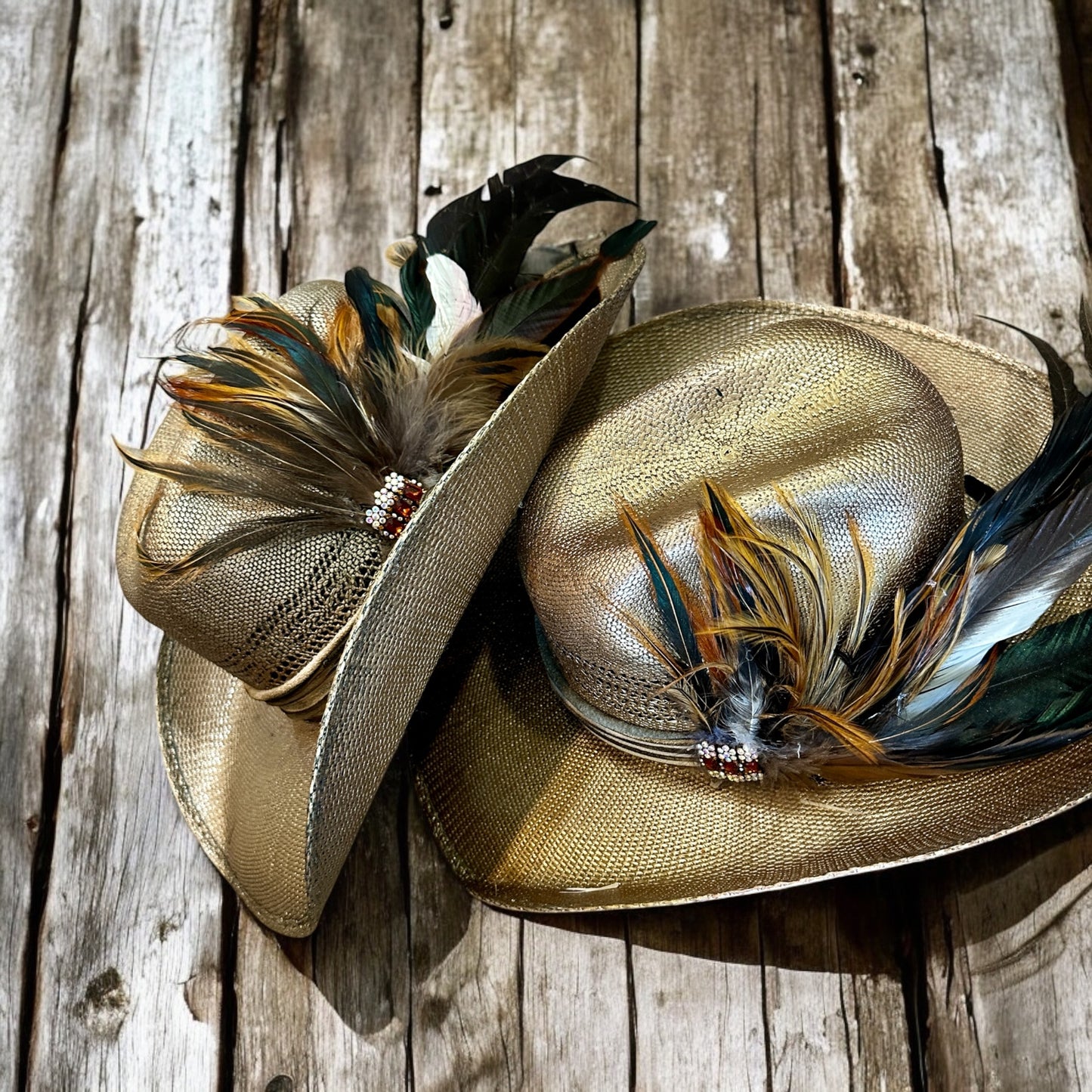 Golden Wheat Straw Hat