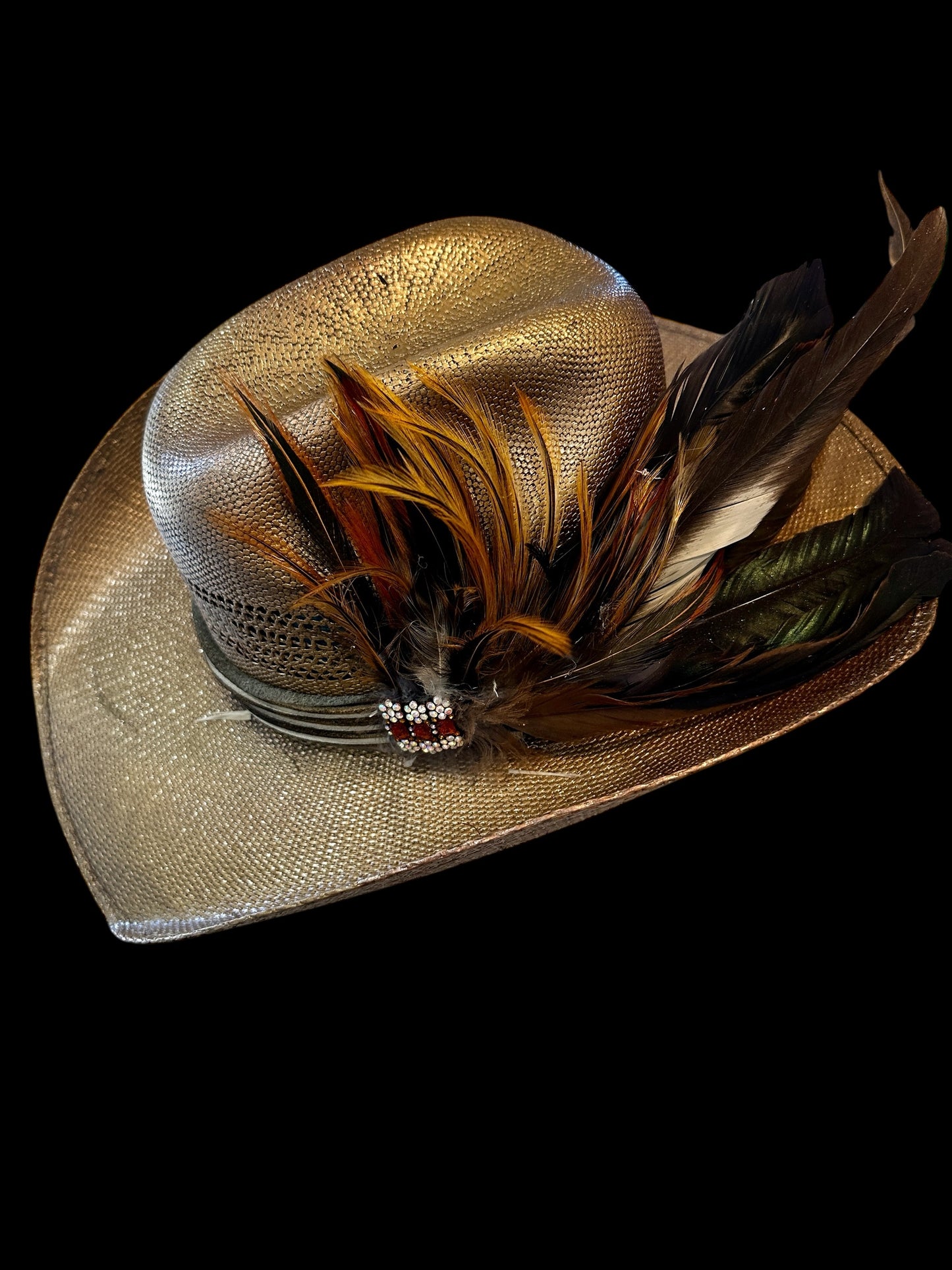 Golden Wheat Straw Hat