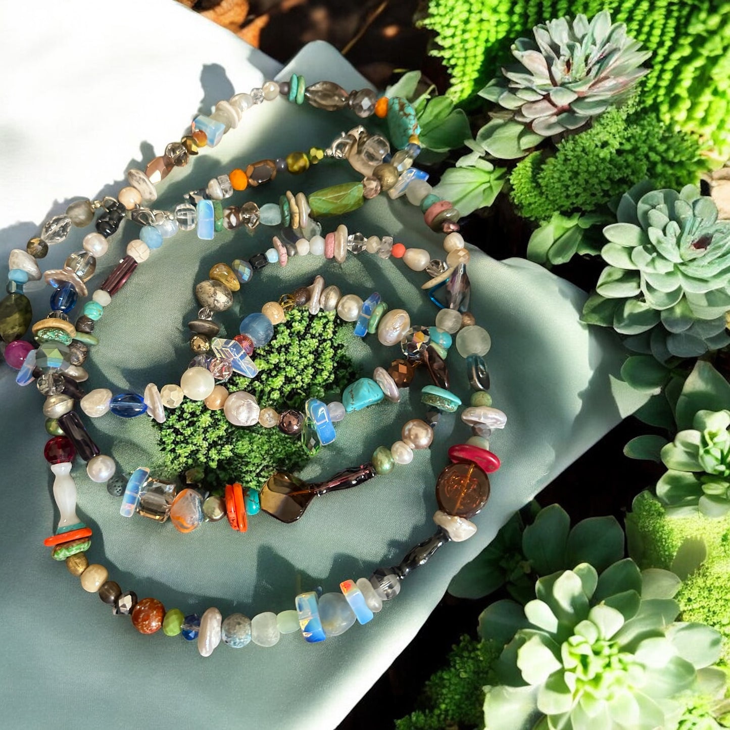 Authentic Multi Stone/Crystal Necklace