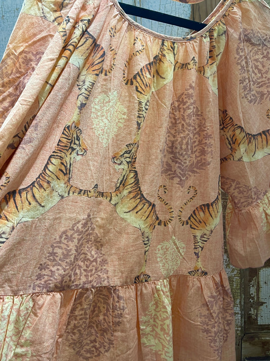 Dancing Tiger Shirt Dress