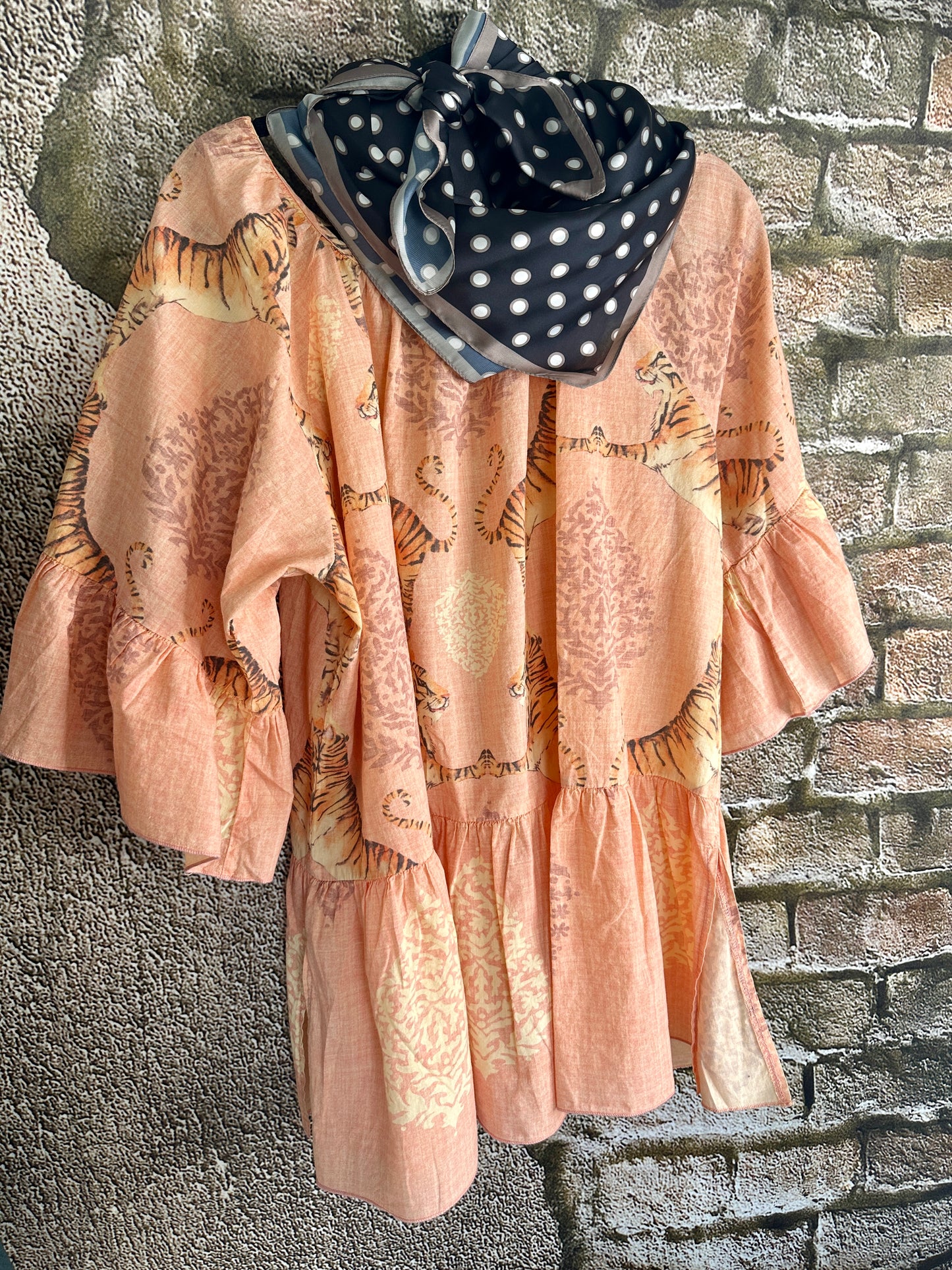 Dancing Tiger Shirt Dress