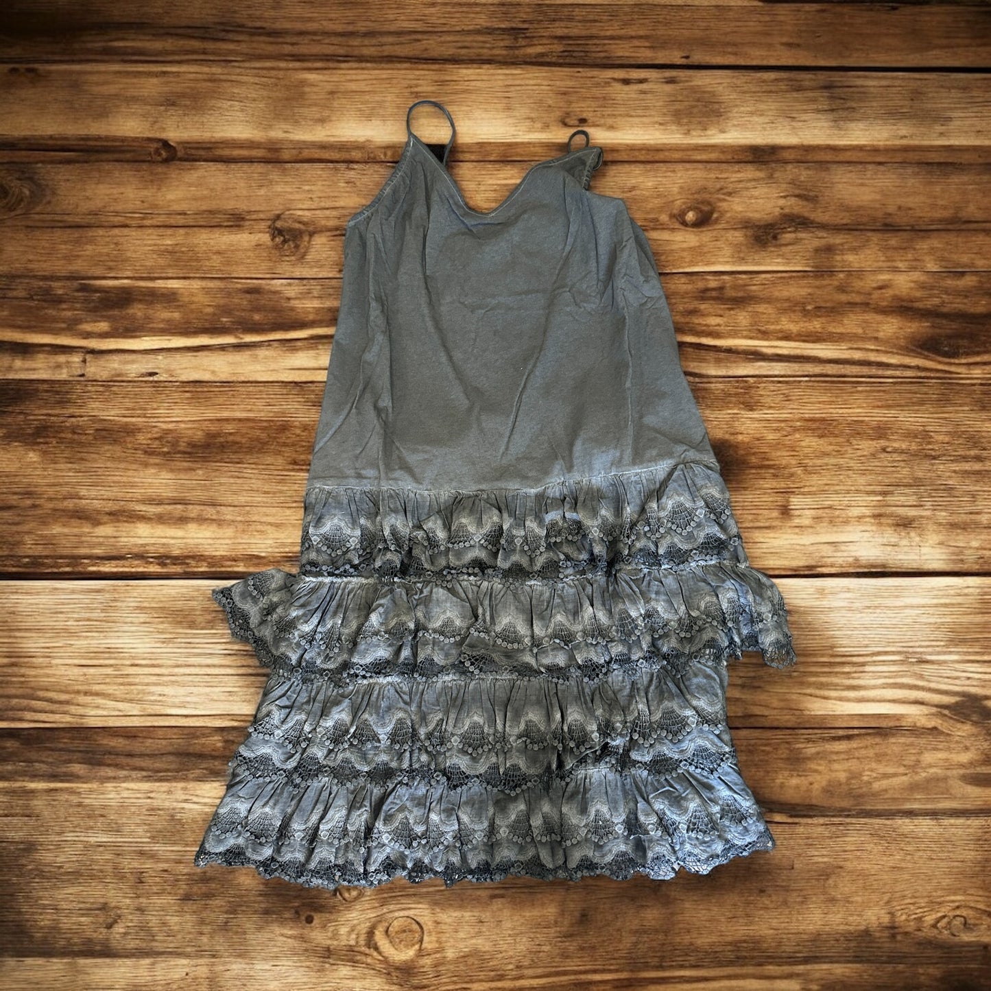 Ruffle Slip Dress