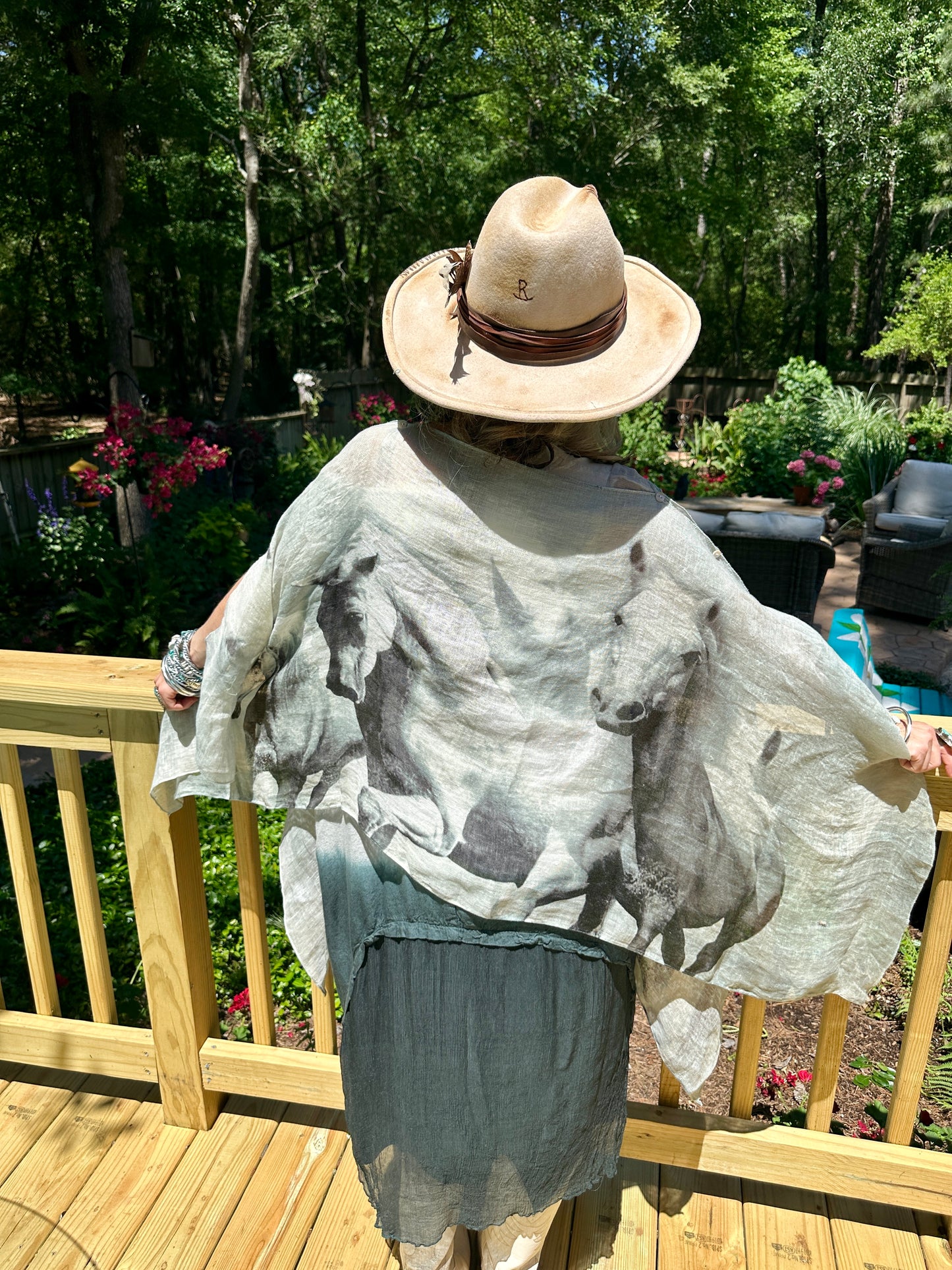 Beautiful Running Wild Horses Linen Softie