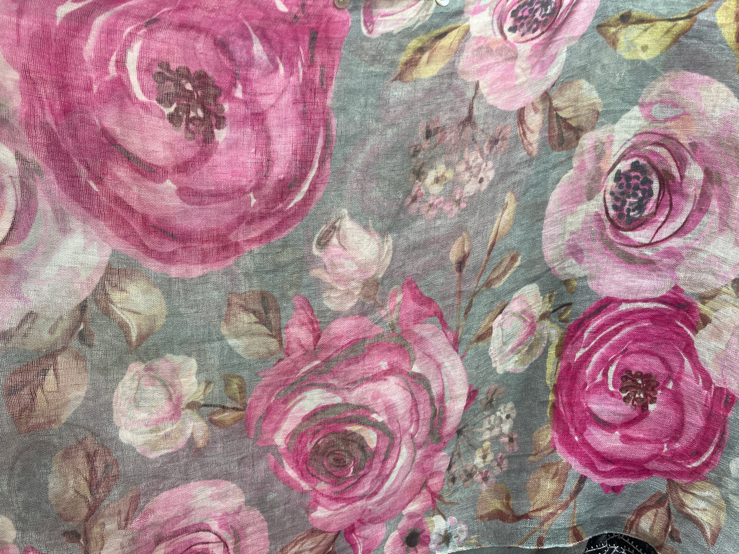 Beauty Rose Butterfly Garden Linen Softie