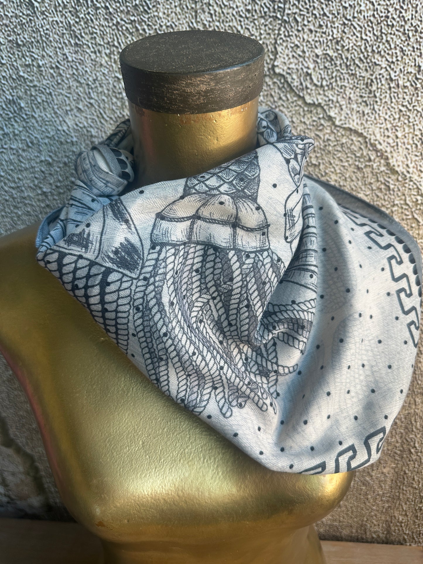Black Tassel Wild Rag