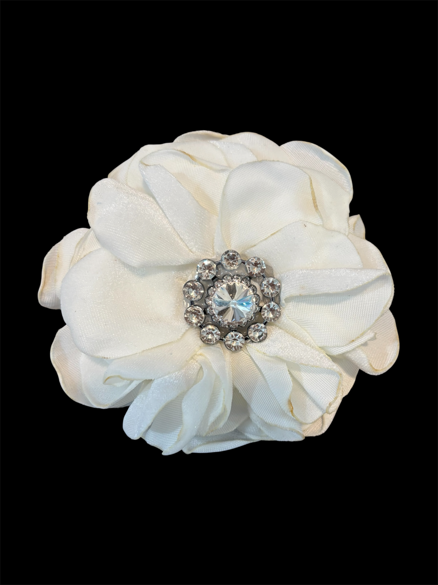 Hand Dyed Distressed Velvet Flower Pin