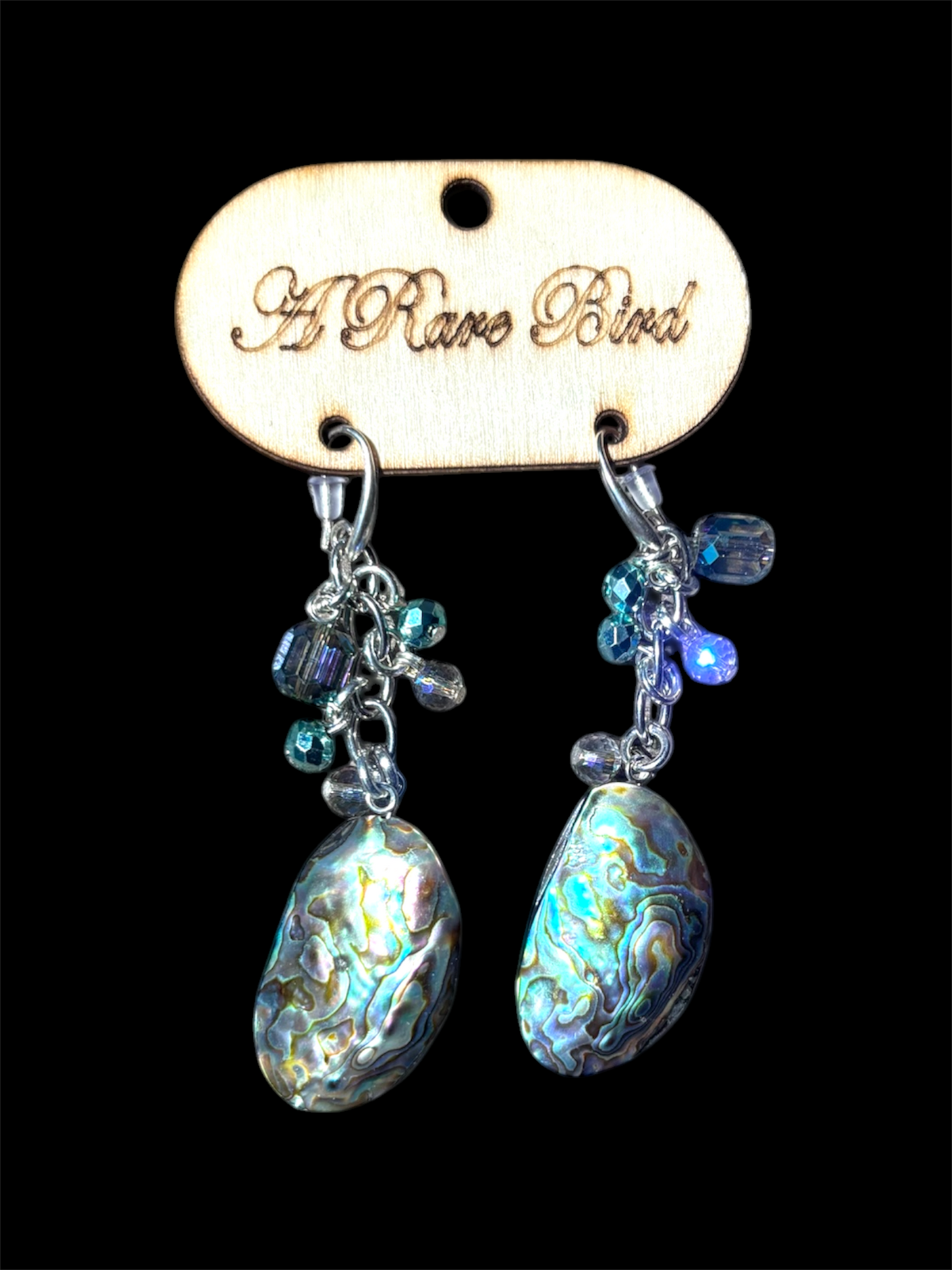 Abalone Shell Dangle Earrings