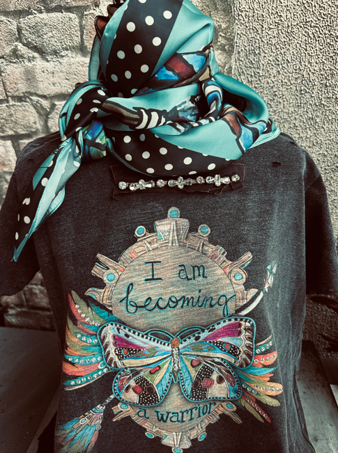 I Am Becoming a Warrior Shirt 3/4 sleeve